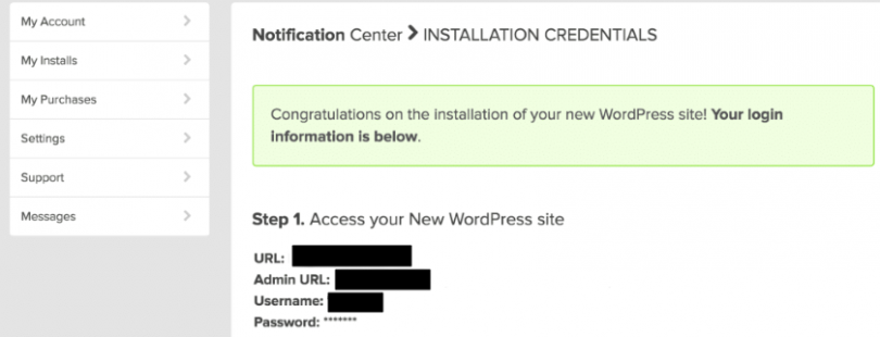 Installing WordPress