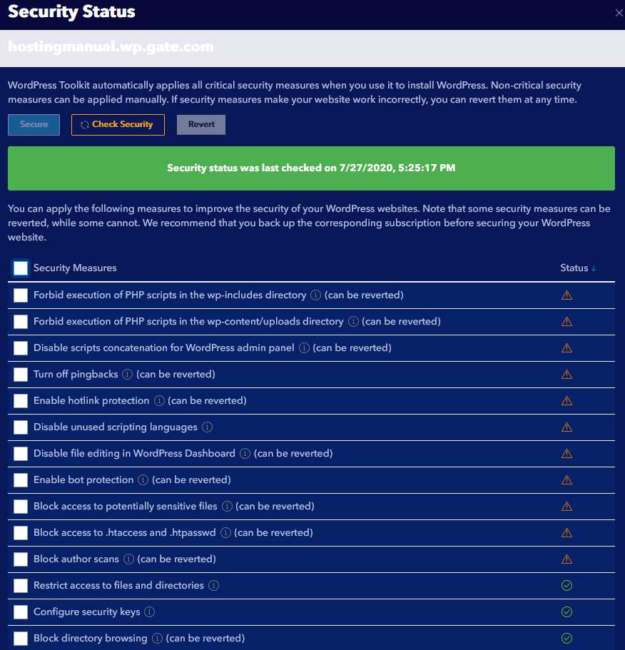 Gate.com Security Status